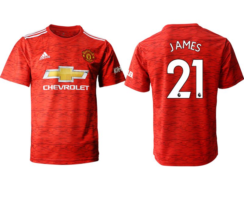 Men 2020-2021 club Manchester United home aaa version #21 red Soccer Jerseys->manchester united jersey->Soccer Club Jersey